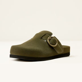 Ariat Women's Country Mule in Olive Suede