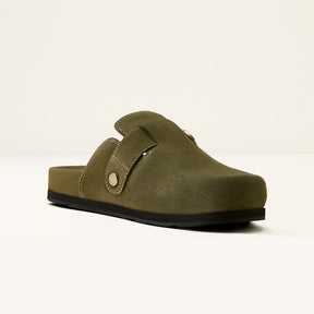 Ariat Women's Country Mule in Olive Suede