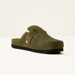 Ariat Women's Country Mule in Olive Suede