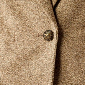 Ariat Women's Dornie Wool Blazer in Camel Herringbone