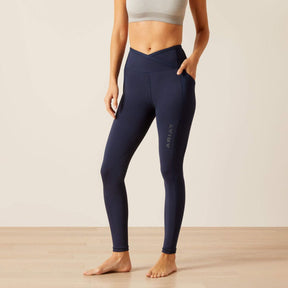 Ariat Women's Eos Chic Half Grip Tight in Navy Eclipse