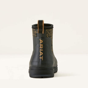 Ariat Women's Kelmarsh Shortie Boot in Black Ocelot Print