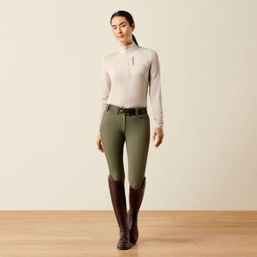 Ariat Women's Lunaveil Half Zip Baselayer in Chateau