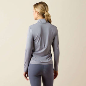 Ariat Women's Lunaveil Half Zip Baselayer in Quicksilver