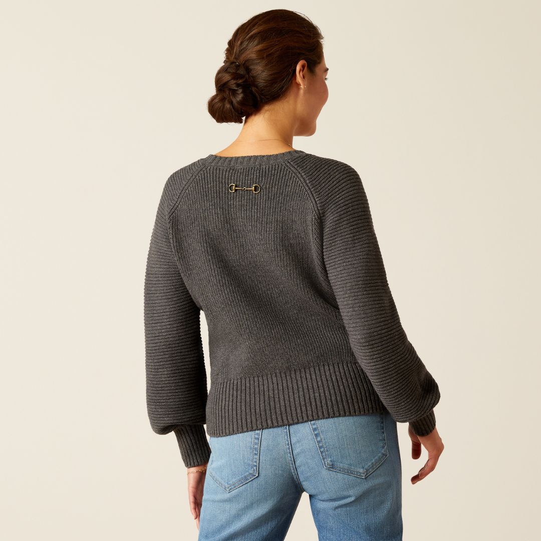 Ariat Women's Malvern Jumper in Charcoal