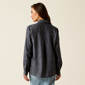 Ariat Women's Oban Shirt in Tencel Denim
