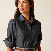 Ariat Women's Oban Shirt in Tencel Denim