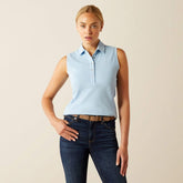 Ariat Women's Prix 3.0 Polo Shirt in Blue Bell