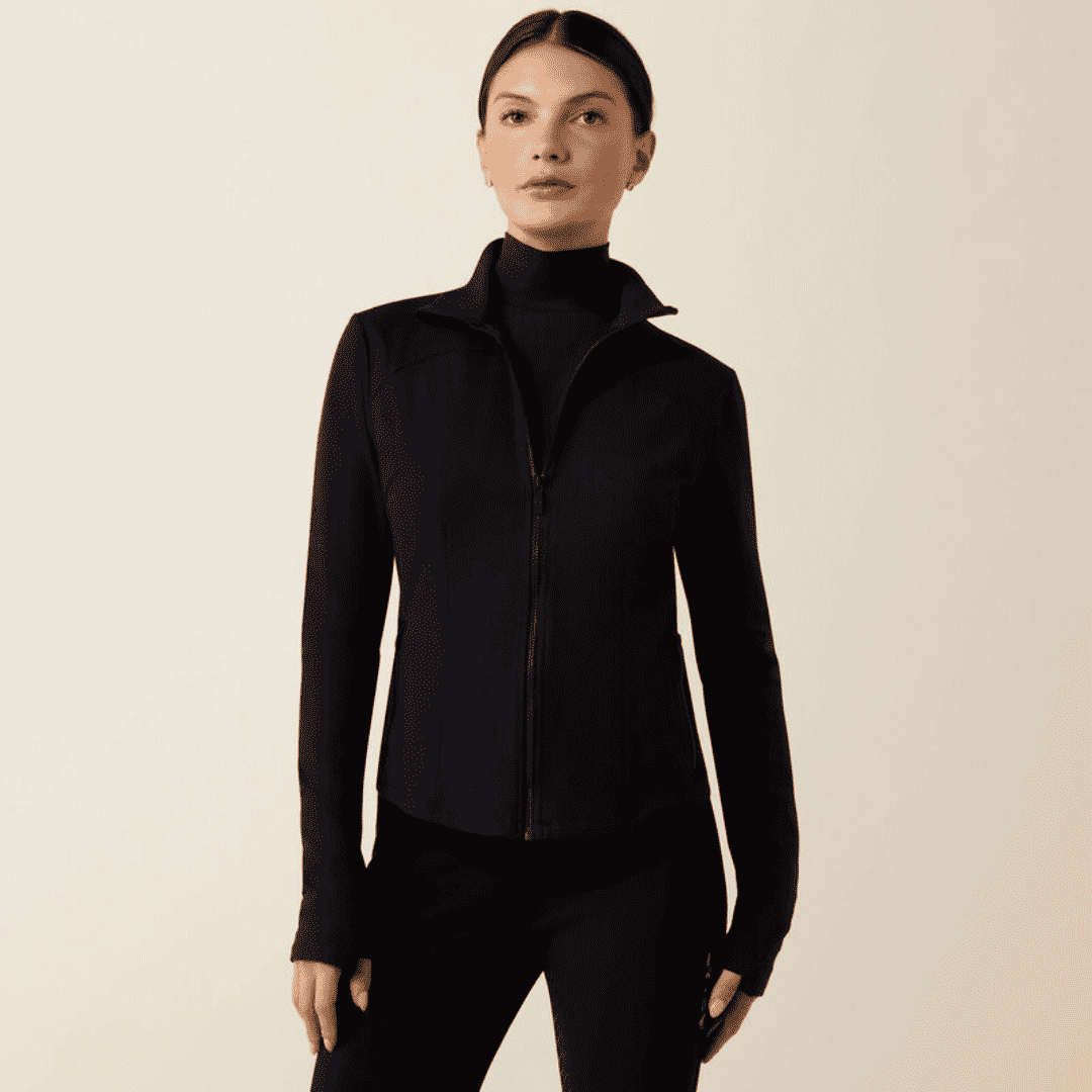 Ariat Women's SolVeil Full Zip Sweatshirt in Black