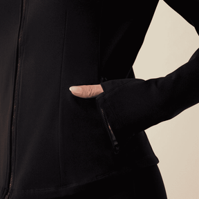 Ariat Women's SolVeil Full Zip Sweatshirt in Black