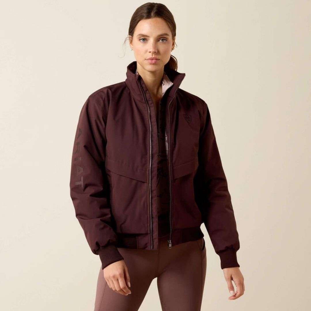 Ariat Women's Stable Insulated Jacket in Chocolate Plum