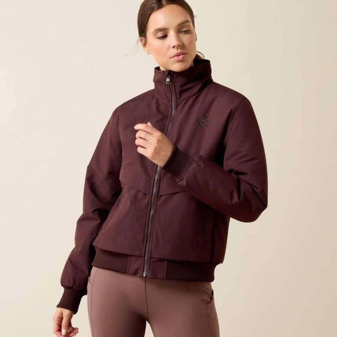 Ariat Women's Stable Insulated Jacket in Chocolate Plum