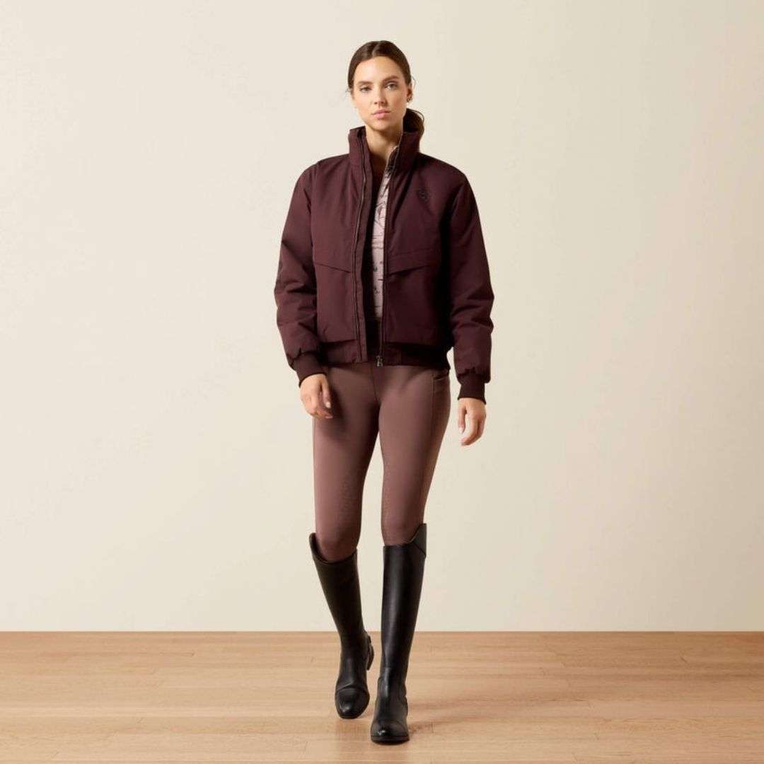 Ariat Women's Stable Insulated Jacket in Chocolate Plum