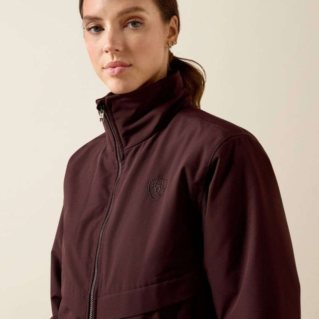 Ariat Women's Stable Insulated Jacket in Chocolate Plum