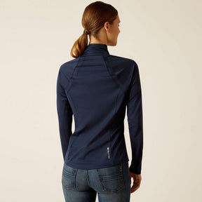 Ariat Women's Sunstopper 1/4 Zip Baselayer in Navy