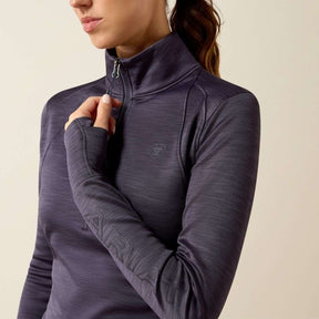Ariat Women's Team Equestrian Half Zip Jumper in Odyssey Grey