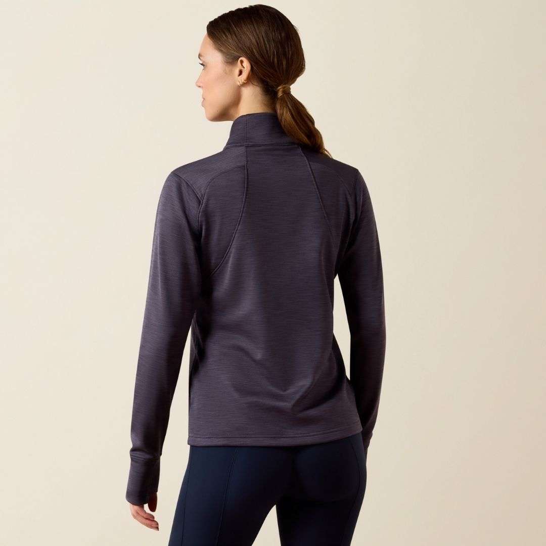 Ariat Women's Team Equestrian Half Zip Jumper in Odyssey Grey