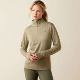 Ariat Women's Team Equestrian Half Zip Jumper in Winter Twig