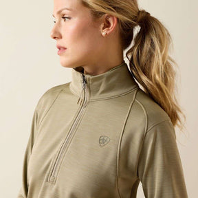Ariat Women's Team Equestrian Half Zip Jumper in Winter Twig