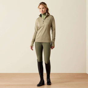 Ariat Women's Team Equestrian Half Zip Jumper in Winter Twig