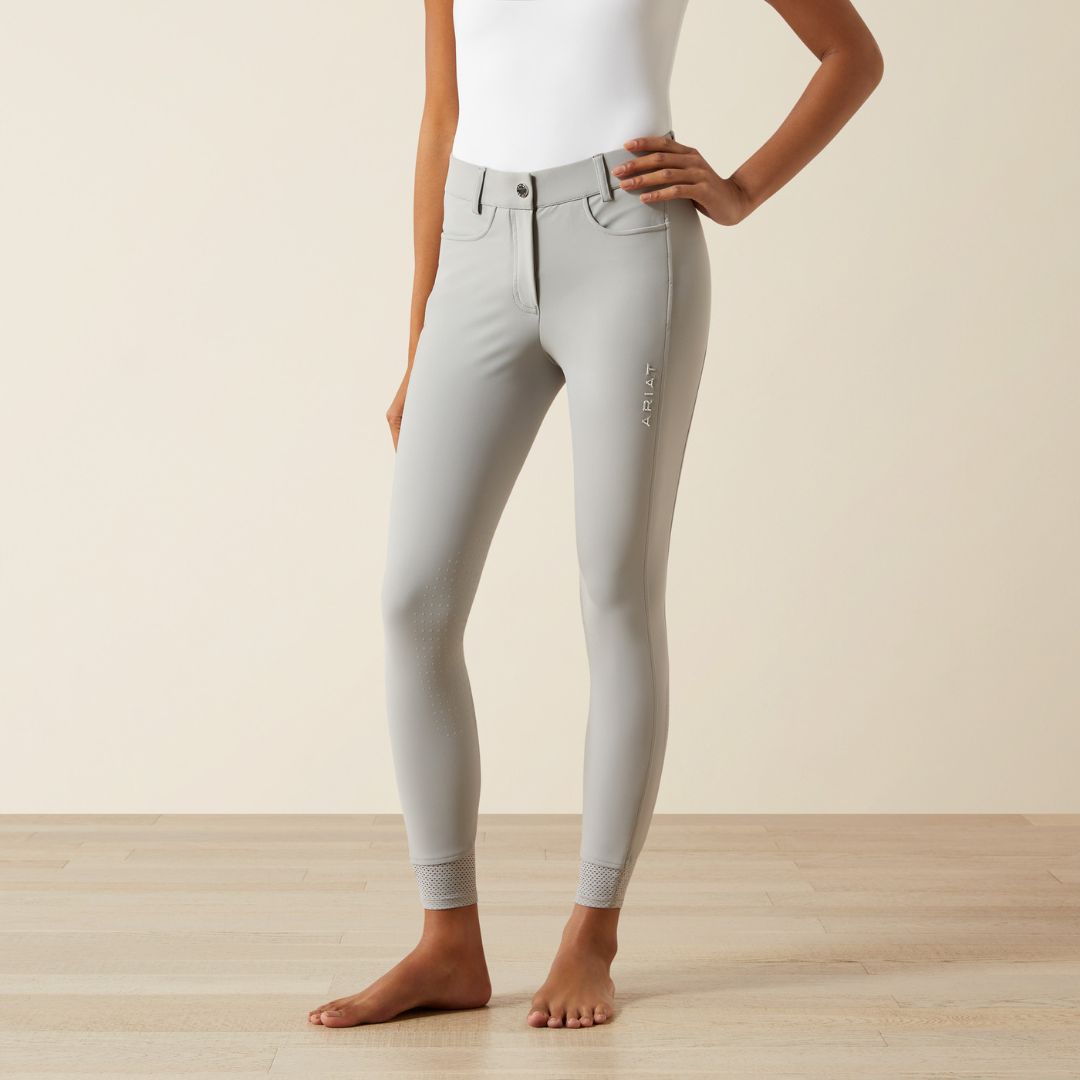 Ariat Women's Tri Factor NT Full Seat Breech in Show Grey