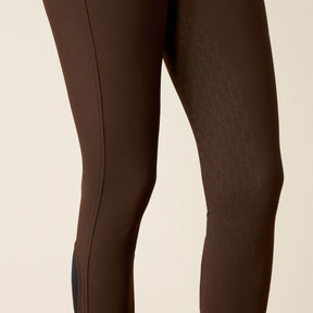 Ariat Women's Tri Factor Vivacity Heat Half Grip Breeches in Mole