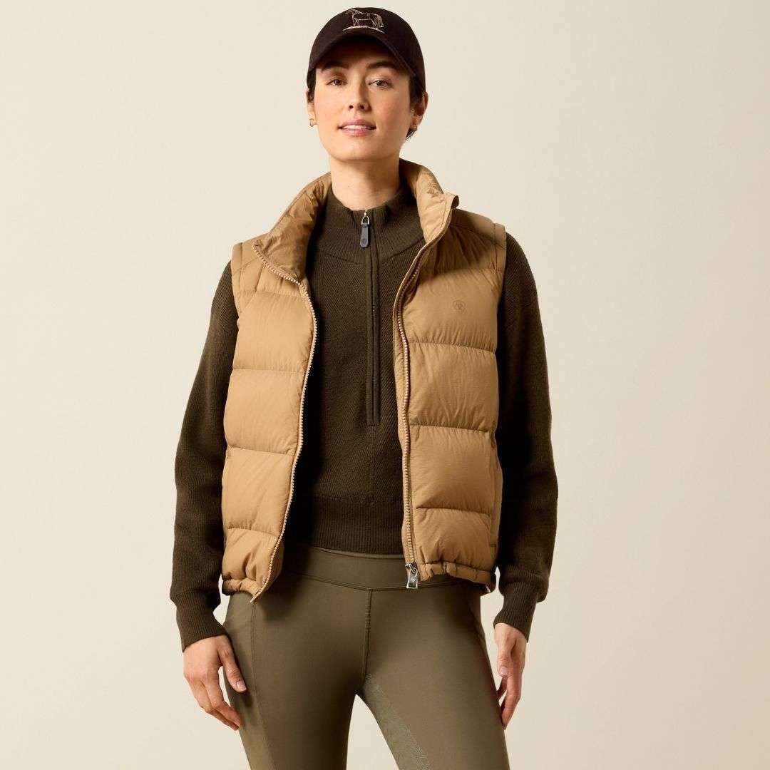 Ariat Women's UltraPuff Insulated Down Gilet in Tigers Eye