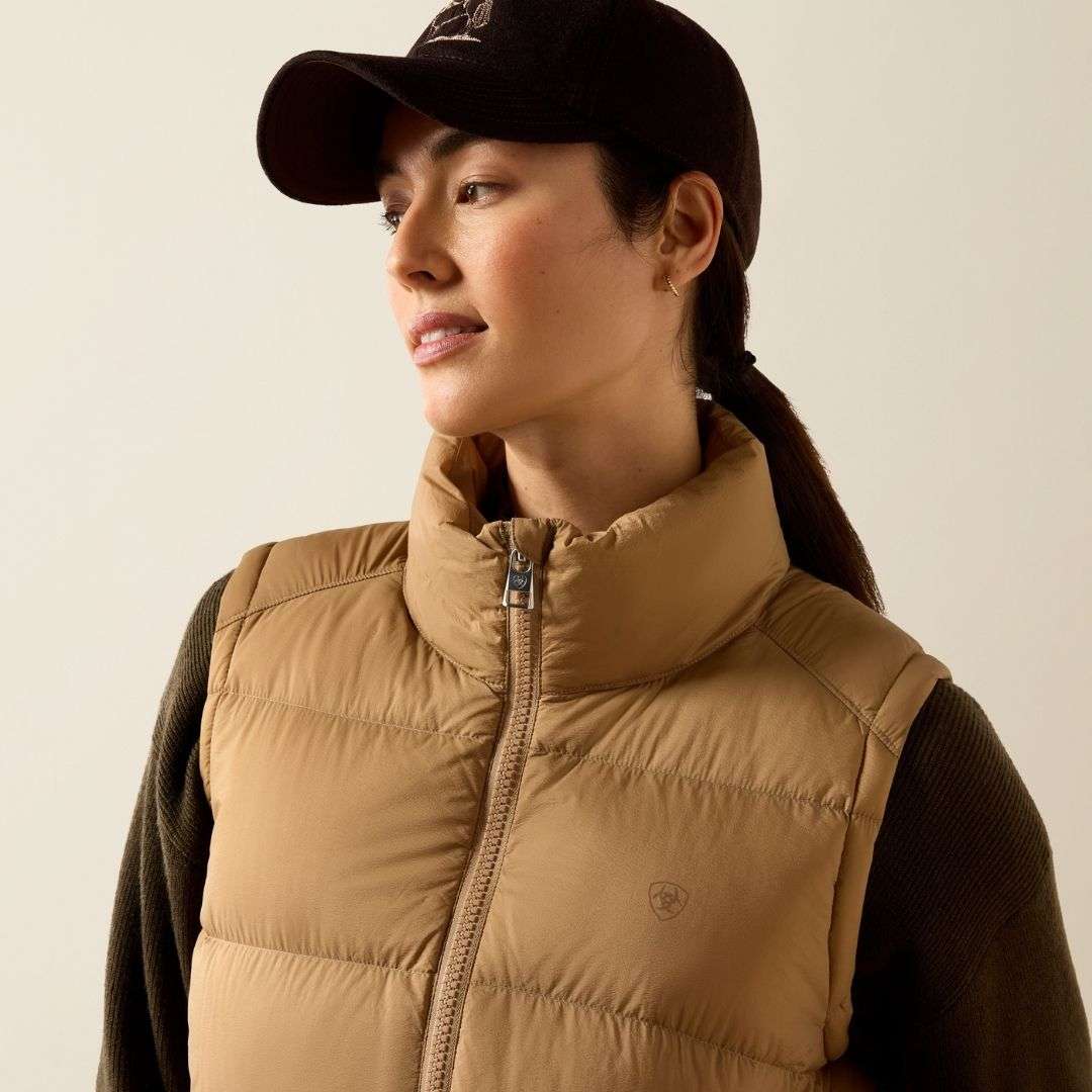 Ariat Women's UltraPuff Insulated Down Gilet in Tigers Eye