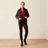 Ariat Women's Venture Thermal 2.0 Full Seat Tight in Chocolate Plum
