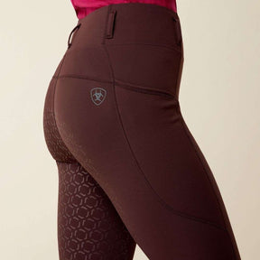 Ariat Women's Venture Thermal 2.0 Full Seat Tight in Chocolate Plum