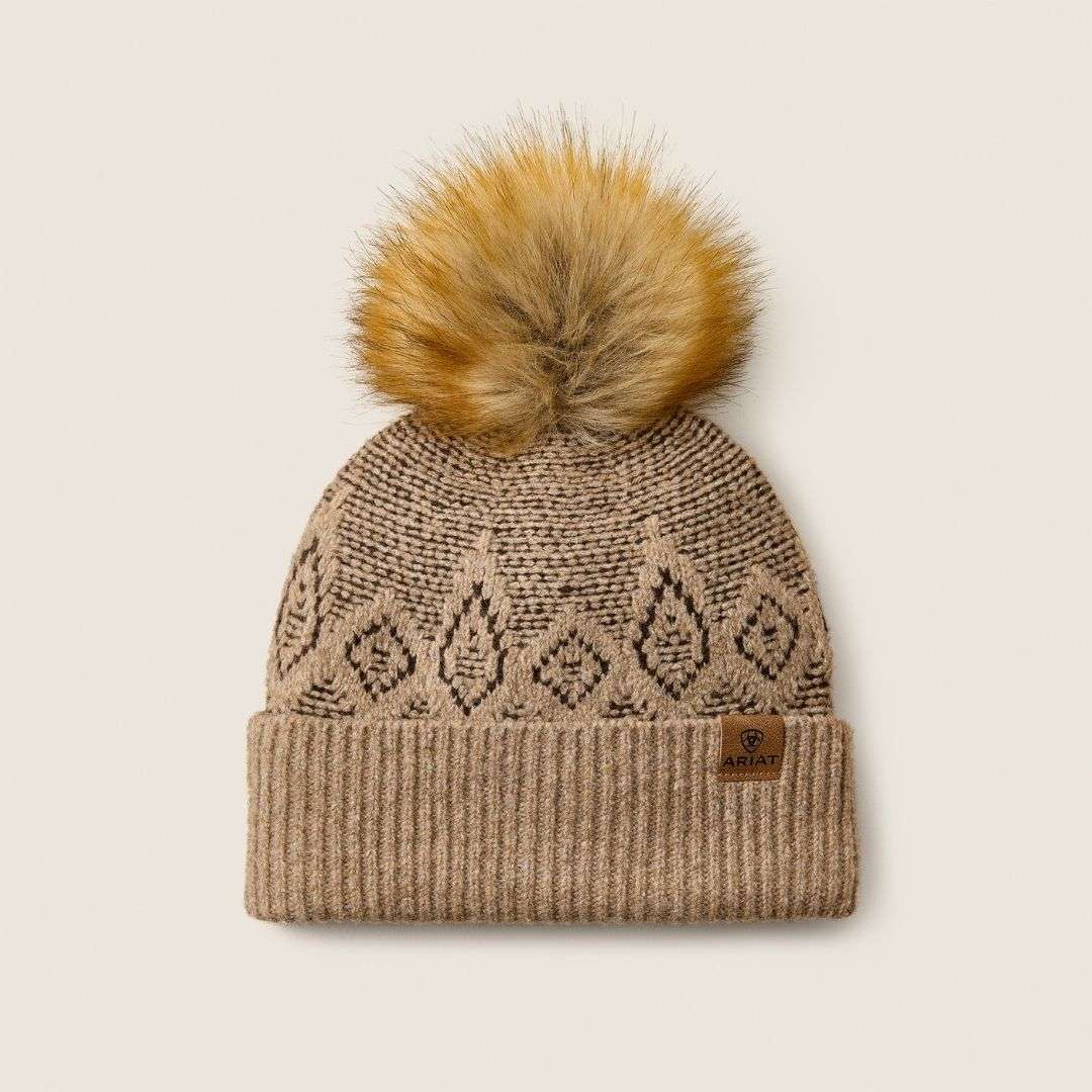 Ariat Women's Willow Beanie in Earth Heather