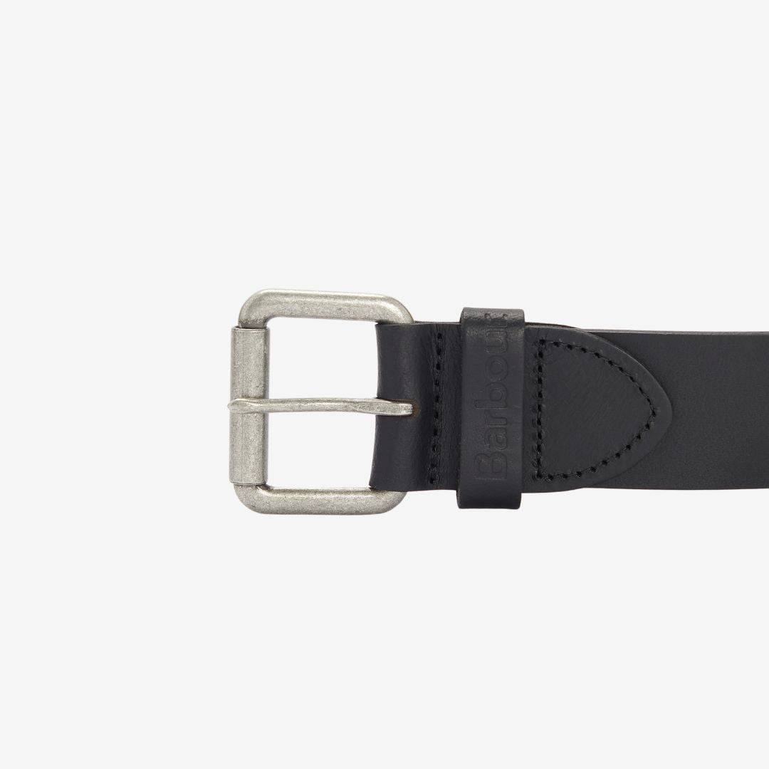 Barbour Allanton Leater Belt in Black