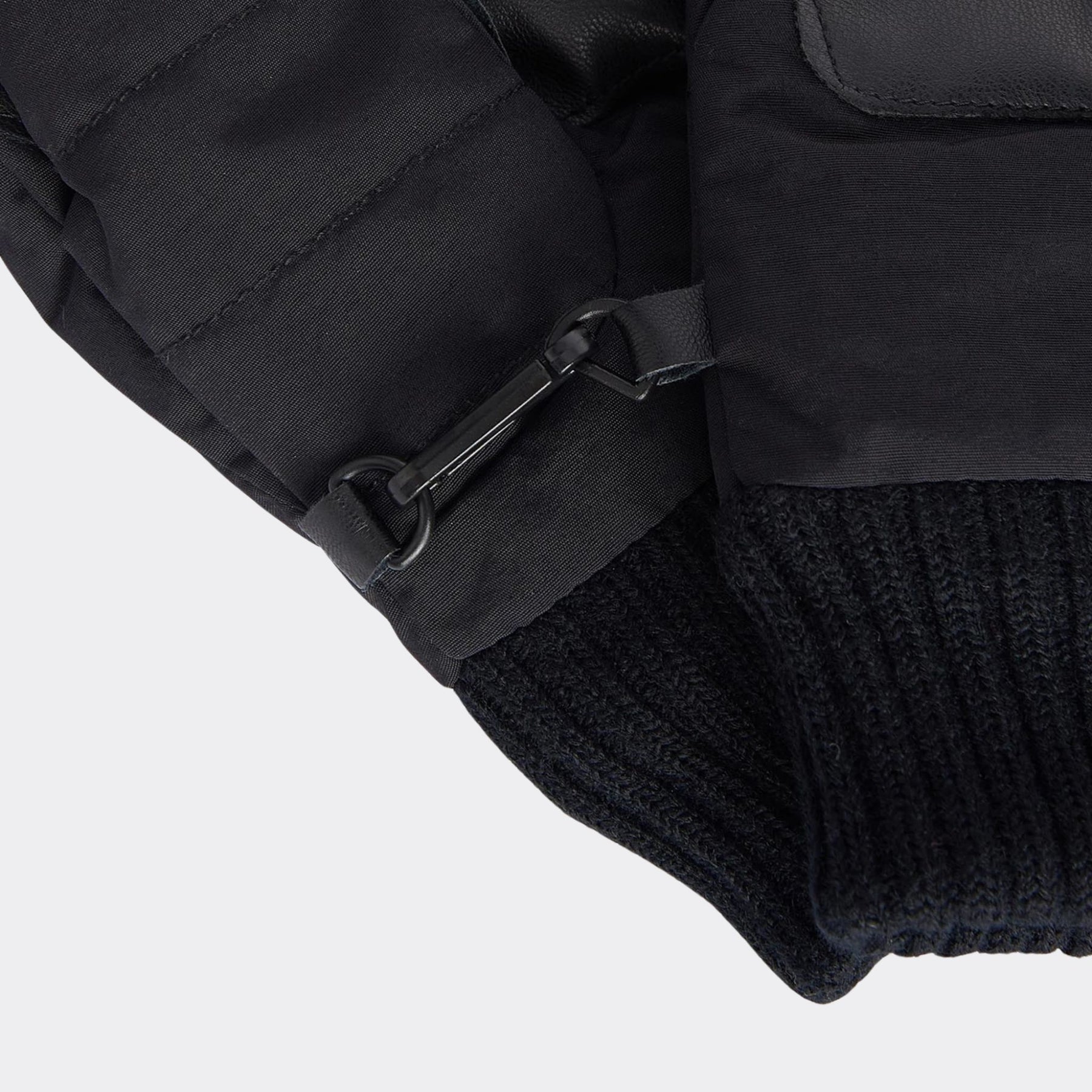 Barbour Banff Quilted Glove in Classic Black