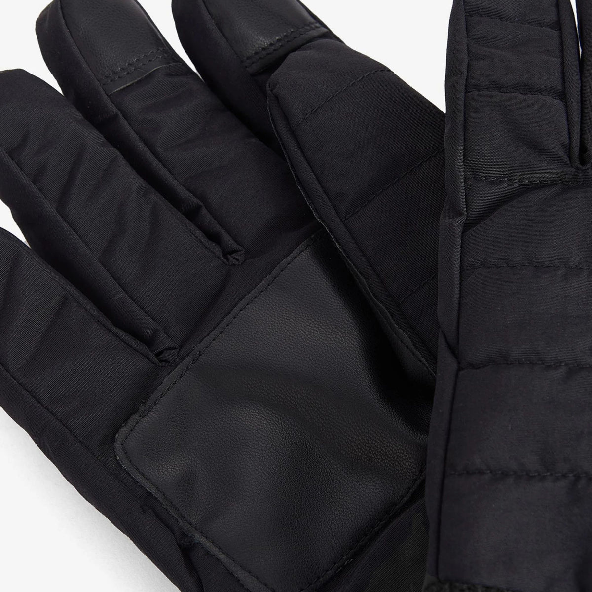 Barbour Banff Quilted Glove in Classic Black