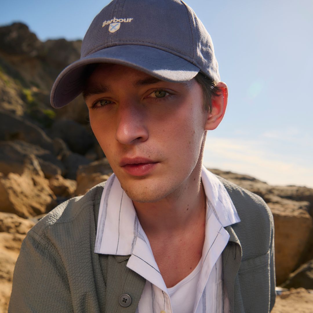 Barbour Cascade Sports Cap in Oceana