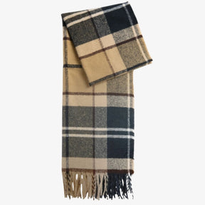 Barbour Deanna Tartan Scarf in Birchwood Dress