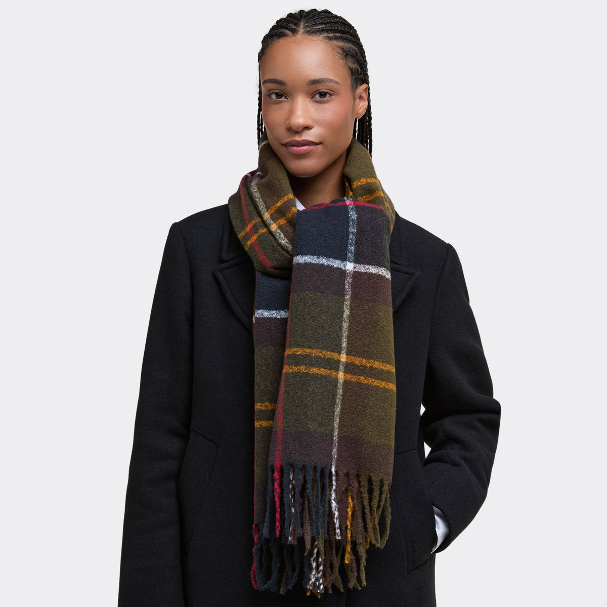 Barbour Deanna Tartan Scarf in Classic Tartan