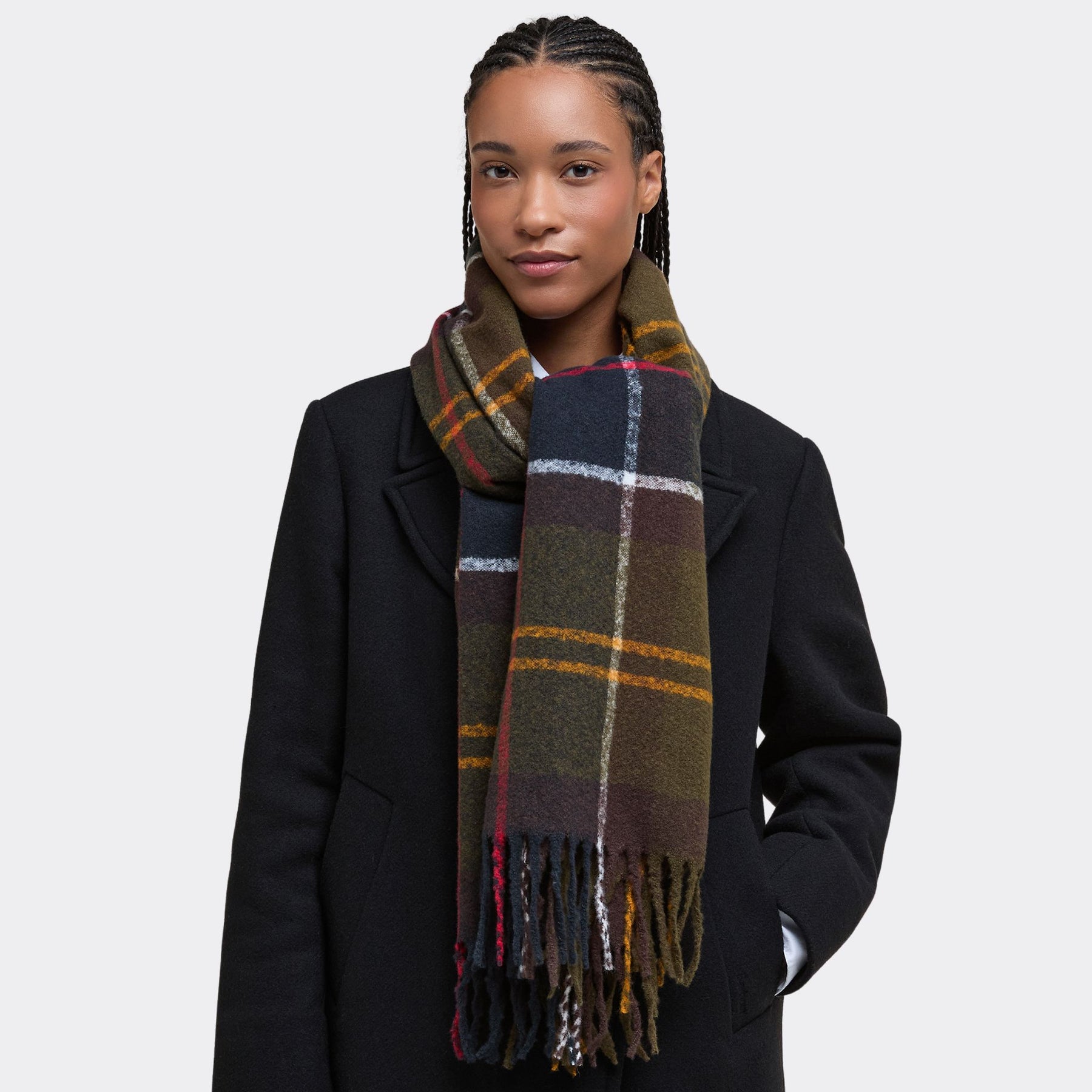 Barbour Deanna Tartan Scarf in Classic Tartan