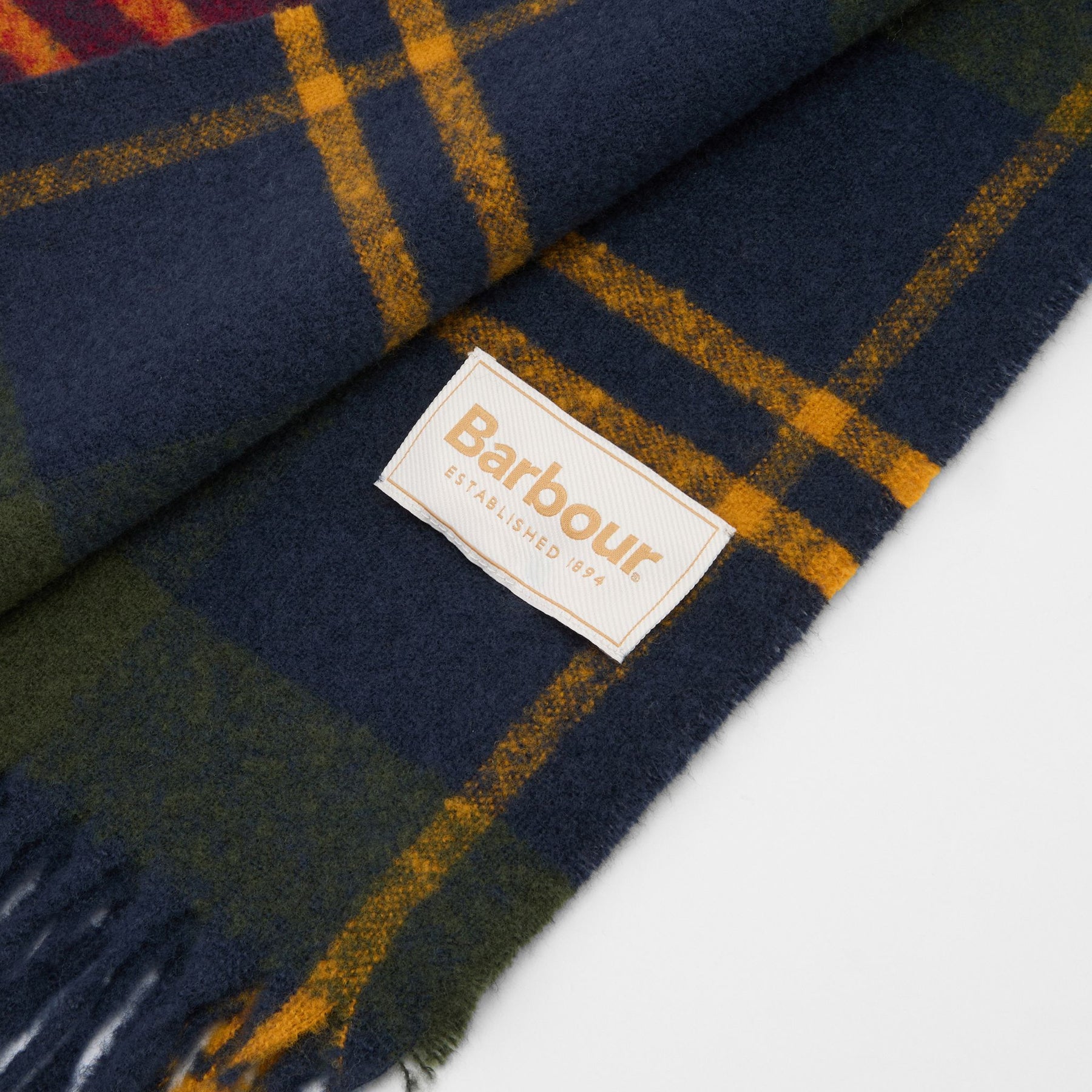 Barbour Deanna Tartan Scarf in Winterberry