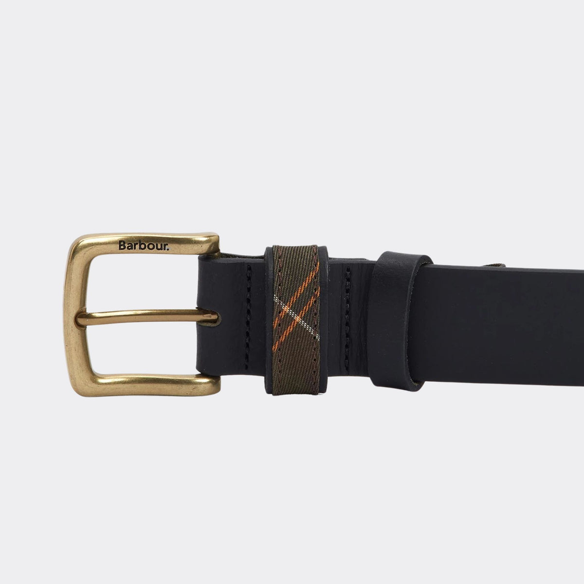 Barbour Esk Leather Belt in Black