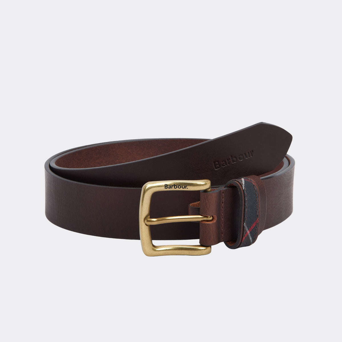 Barbour Esk Leather Belt in Brown