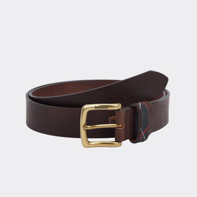 Barbour Esk Leather Belt in Brown