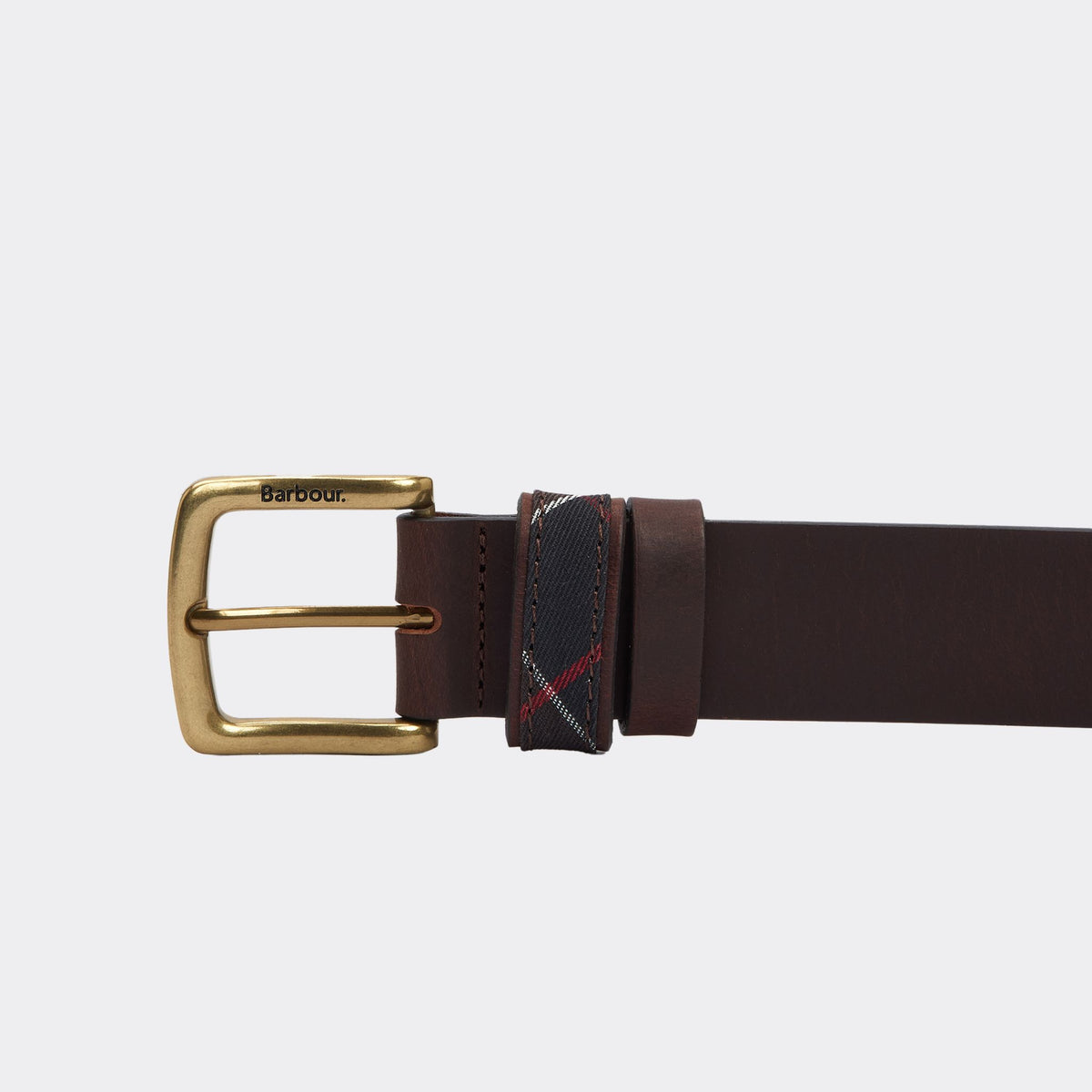 Barbour Esk Leather Belt in Brown