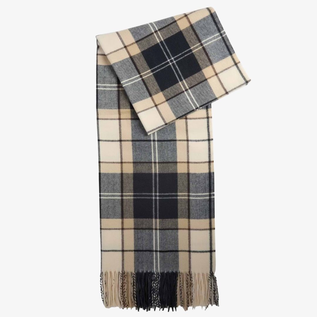 Barbour Hailes Tartan Scarf in Birchwood Dress