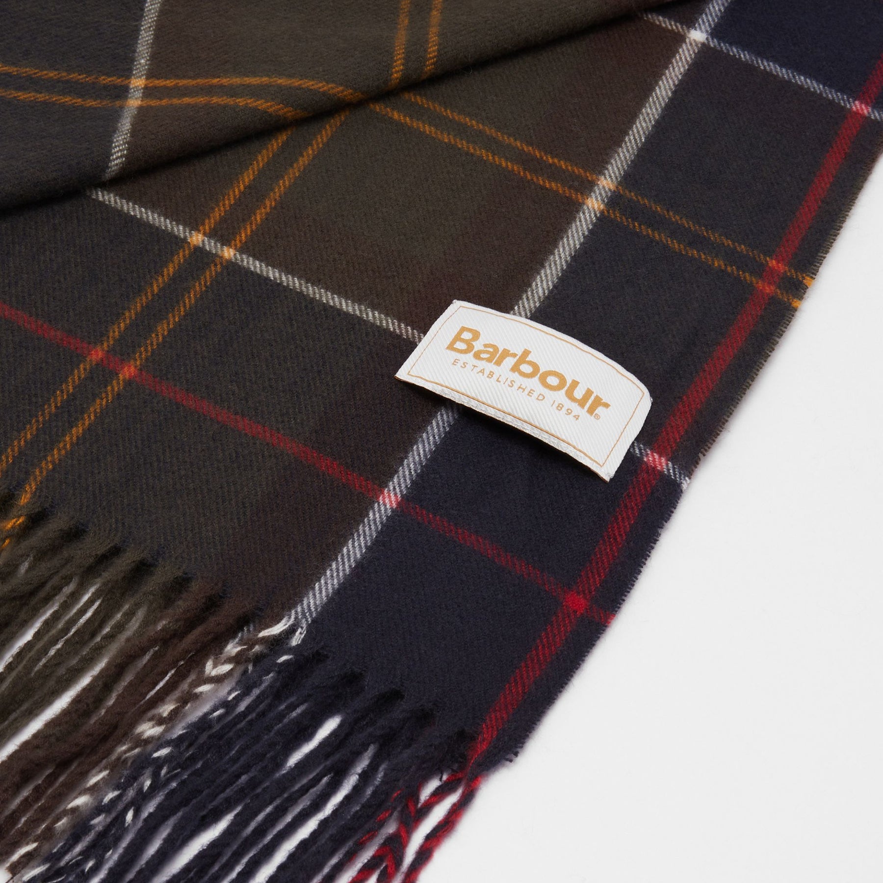 Barbour Hailes Tartan Scarf in Classic Tartan