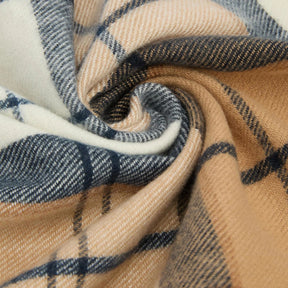 Barbour Hailes Tartan Scarf in Hessian Navy Tartan
