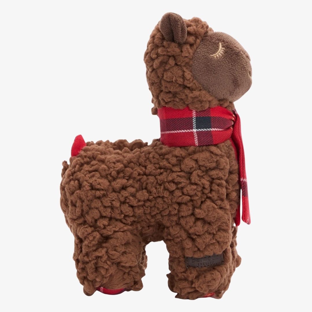 Barbour Llama Dog Toy in Brown