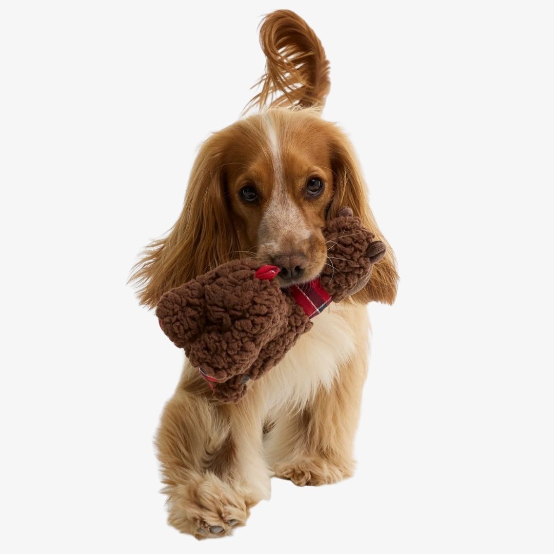 Barbour Llama Dog Toy in Brown