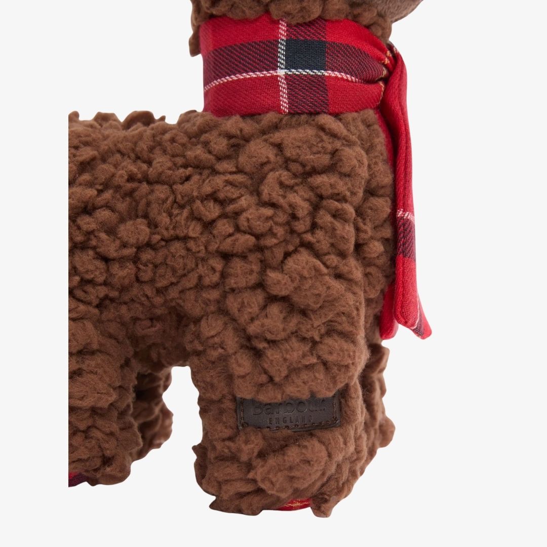 Barbour Llama Dog Toy in Brown