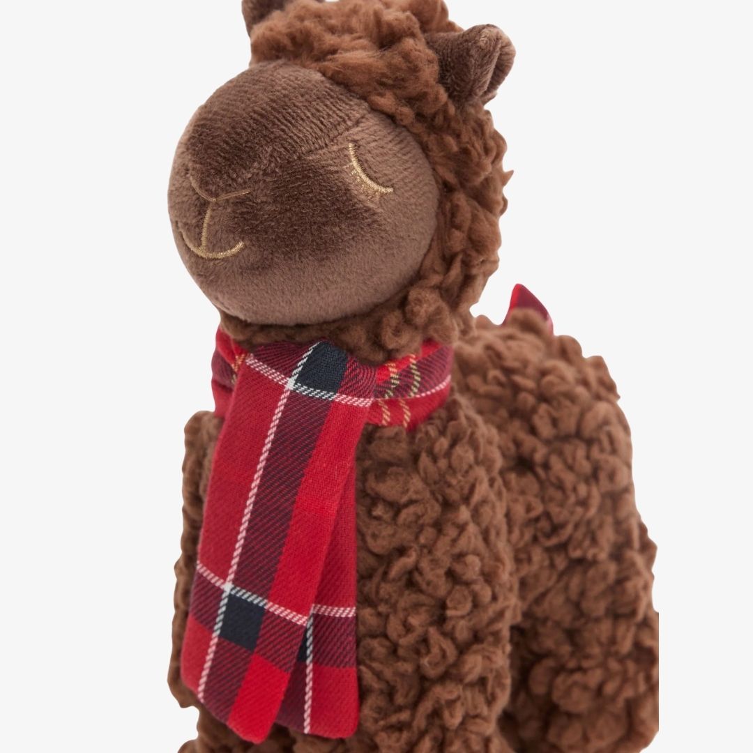 Barbour Llama Dog Toy in Brown